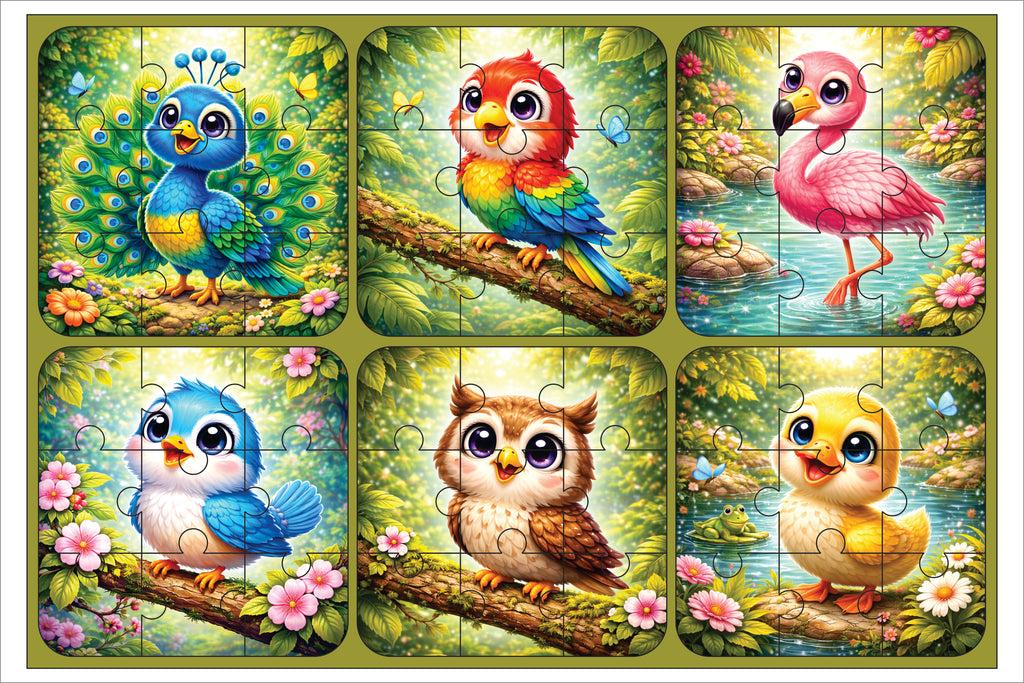Complete Smart Bundle – 4 Adventure Sets (Jungle, Dino, Ocean & Bird Safari)