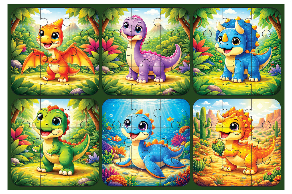 Complete Smart Bundle – 4 Adventure Sets (Jungle, Dino, Ocean & Bird Safari)