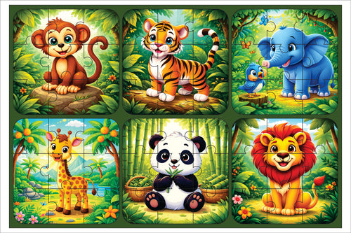 Complete Smart Bundle – 4 Adventure Sets (Jungle, Dino, Ocean & Bird Safari)